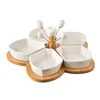 Snackschalen aus weißem Porzellan WHITELINE 28,5 cm 10 Stk. Produktbild-Vorschau 3