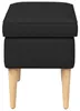 vidaXL Taburet černý 55 x 35 x 41 cm polyester Náhled obrázku produktu 3