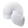 A white flexible dryer vent hose is coiled and displayed against a white background. Anteprima dell’immagine prodotto