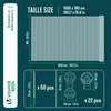 VOUNOT® Zaunblende 1.8×10m, Sichtschutz Zaun 90 g/m² HDPE Produktbild-Vorschau 12