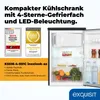 Exquisit Kühlschrank KS516-4-051C inoxlook-az | 107 l Produktbild-Vorschau 2