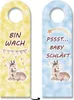 Reh Mama und Rehkitz Türhänger - Baby schläft oder ist wach Produktbild-Vorschau 1