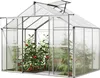 Gewächshaus Orchidee 3 Alu-Rahmen 256x192 cm Polycarbonat Produktbild-Vorschau 1