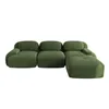 Modulares rahmenloses Ecksofa aus Cordstoff, ohne Montage, Produktbild-Vorschau 4
