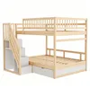Flieks Etagenbett 140x200cm mit Kleiderschrank und Produktbild-Vorschau 6