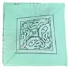 Bandana Tuch Paisley Muster 02 grün-mintgrün weiß Produktbild-Vorschau 3