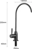 A black faucet with dimensions indicated by measurement lines and numbers. Produktbild-Vorschau