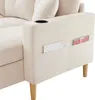 okwish Ecksofa mit Chaiselongue,Stauraum und integriertem Produktbild-Vorschau 8