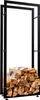 CLP Houtopslagrek Keri V2, zwart, 25x60x150 cm Productafbeelding-voorbeeld 1