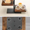 ervierturm 3-teilig, Servier-Set, Vintage Braun Produktbild-Vorschau 8