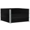 vidaXL Pflanzkasten Schwarz 100x100 cm Massivholz Kiefer Produktbild-Vorschau 1