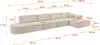 ALTDECOR Ecksofa in L-Form IREA-L3-v4 412x165x77 cm Beige Produktbild-Vorschau 5