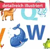 stabiles Vinyl Tischset - Tier ABC Kinder Platzset Produktbild-Vorschau 9