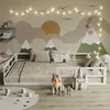 Lit pour enfant Vitalispa Minno Blanc 140x200 avec matelas, Voir les images du produit 6