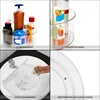 Belle Vous Runder Klarer Lazy Susan Drehteller mit Produktbild-Vorschau 4