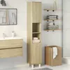 vidaXL Kúpeľňová skrinka Sonoma dub 30,5x30x179 cm Materiál Náhľad obrázku produktu 3