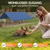 CADOCA® Freilaufgehege 180x75x75cm Sonnenschutz Auslauf Produktbild-Vorschau 7