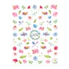 3D Nagel Sticker Nail Art Aufkleber Blüten Blumen Aufkleber Produktbild-Vorschau 2