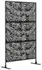 Sichtschutzwand Garten Stahl 122x45x198 cm, Paravent Produktbild-Vorschau 1