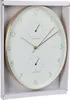 Wanduhr für Wohnzimmer weiß rund 34 cm Produktbild-Vorschau 2