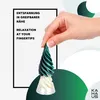 Fidget Spiral 3er-Set | Weiße Basis, schwarz-grünes Produktbild-Vorschau 3