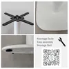 Stehtisch 60 x 60 cm – rundes Modell, Fuß naturbetonweiß Produktbild-Vorschau 5