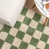 Retro Teppich - Gambit Grün Weiß - 120x170cm - Retro - Produktbild-Vorschau 3