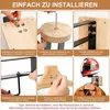 Helmwandhalterung, Massivholzaufhänger zur Wandmontage, Produktbild-Vorschau 8
