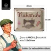 LANOLU Schild Nähen Deko Geschenk für Näherin, Produktbild-Vorschau 3