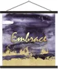 MuchoWow® Textilposter Zitat - Stofftier - Lila - Gold Produktbild-Vorschau 1
