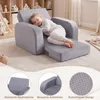 COSTWAY – sofa dziecięca 3 w 1 z funkcją spania, kanapa Podgląd zdjęcia produktu 9