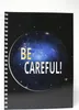 ADINA Premium Collegeblock "BE CAREFUL!" A4 kariert 80 Produktbild-Vorschau 1