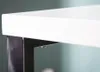 Moderner Schreibtisch WHITE DESK 140cm weiß Hochglanz Produktbild-Vorschau 5