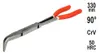 90-Grad-gebogene Spitzzange, 2 Gelenke, 330 mm - YT-20402 Produktbild-Vorschau 4