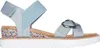 Skechers Miss Desert Kiss Hi  Meiden Sandalen - Licht blauw Voir les images du produit 10