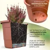 Plastard Blumentopf Terra Ø 54 cm Terrakotta wetterfester Produktbild-Vorschau 3