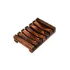 Seifenschale Seifenablage Seifenunterlage HOLZ DUNKELBRAUN Produktbild-Vorschau 2