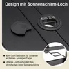 GIHAUVIA Gartentisch 144x94cm Wetterfest Metall 6 Personen Produktbild-Vorschau 5