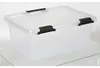 25x Scharnierboxen 11L 40x30x17cm Transparent Deckel Produktbild-Vorschau 3