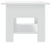 vidaXL Konferenční stolek bílý 102x55x42 cm Materiál dřevo Náhled obrázku produktu 5