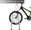 WOLTU Fahrradständer, aus Metall, für 5 Fahrräder, Silber, Produktbild-Vorschau 5