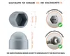 Schutzkappen für schrauben M24 - 36 mm Hutmuttern M24 Grau Produktbild-Vorschau 2