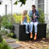 Keter Gartenbox Northwood, Anthrazit, 155x72x70 cm, 623L, Produktbild-Vorschau 4