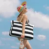 Oscaurt Strandtasche Schwarz XXL mit Reißverschluss & Produktbild-Vorschau 6