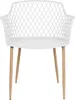 Fauteuil Malaga Blanc - Lot De 2 Voir les images du produit 2