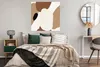 MuchoWow® Poster Braun - Flecken - Design 100x100 cm - Produktbild-Vorschau 4