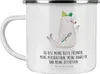 Mr. & Mrs. Panda Teetasse Robbe Sherlock - Weiß - Geschenk, Produktbild-Vorschau 1