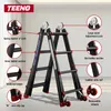 TEENO Aluminium multifunctionele ladder, 4 meter | 4x4 Productafbeelding-voorbeeld 3