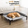 Ganzjahres Hundeliege, Erhöhtes Hundebett mit L-förmigem Produktbild-Vorschau 6