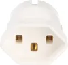 Adapter szwajcarski biały z wtyczki szwajcarskiej 3pin na Podgląd zdjęcia produktu 3